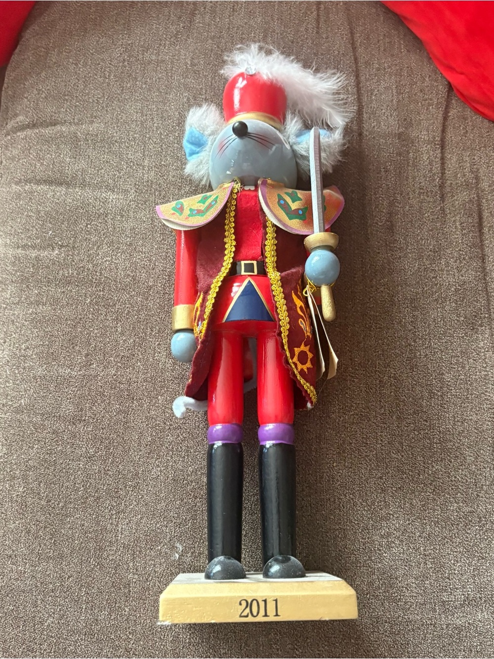 Vintage Rat King Wooden Nutcracker Holiday Christmas Decor Bernard Klaus